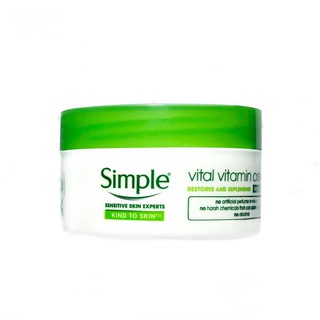 Kem dưỡng ẩm ban đêm Simple Kind to Skin Vital Vitamin Cream