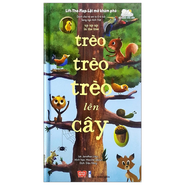 Sách - Lift-The-Flap-Lật Mở Khám Phá - Up Up Up In The Tree - Trèo Trèo Trèo Lên Cây