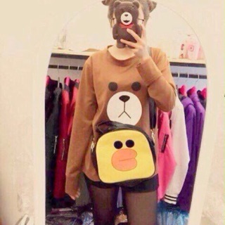 Áo thun gấu brown