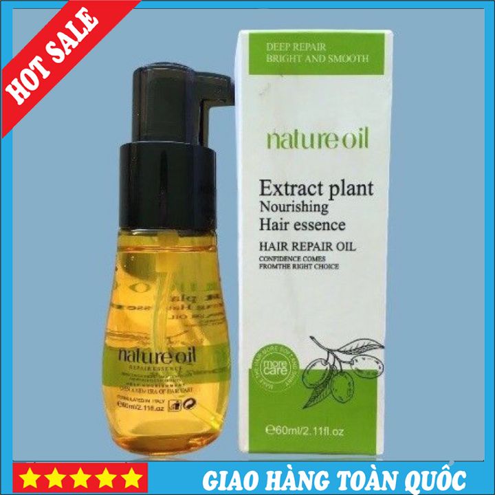 ⭐️⭐️[RẺ VÔ ĐỊCH] Tinh Dầu Dưỡng Tóc Nature Oil Extract Plant 60ml  ⭐️⭐️ | BigBuy360 - bigbuy360.vn