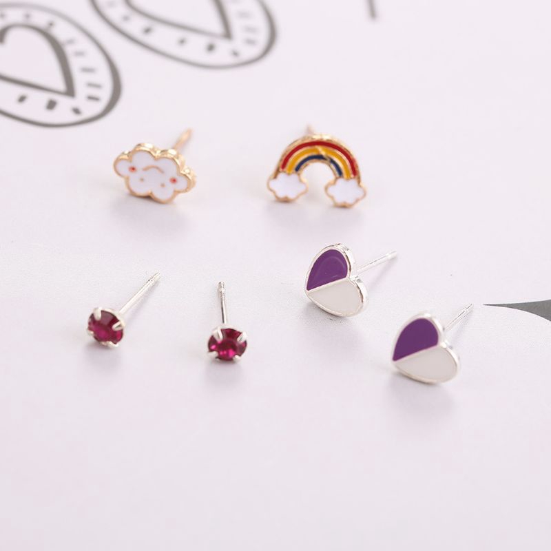 Set 12 Đôi Bông Tai Nhiều Kiểu Dáng Xinh Xắn Thời Trang Cho Nữ