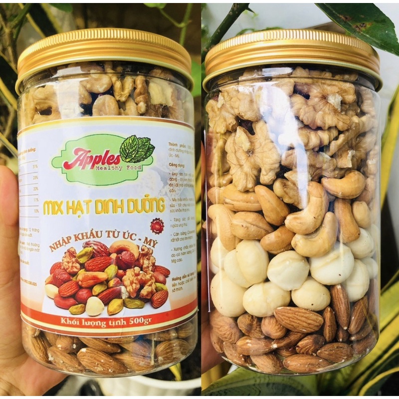 [Giá siêu tiết kiệm] Mix 4 Vàng Hạt Nhập Khẩu Tách Vỏ Ngon Giòn 500gr