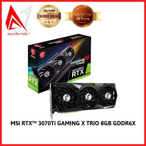 Vga card màn hình MSI RTX™ 3070Ti GAMING X TRIO 8GB GDDR6X new chính hãng