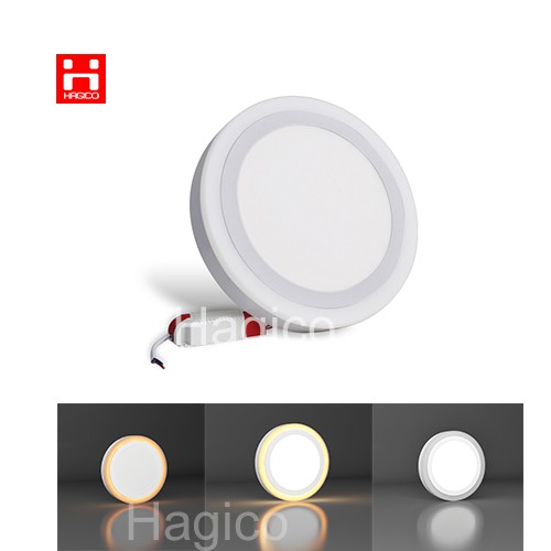 Đèn LED Ốp trần tròn đổi màu 3 chế độ sáng 24W D LN24L ĐM 247/24W