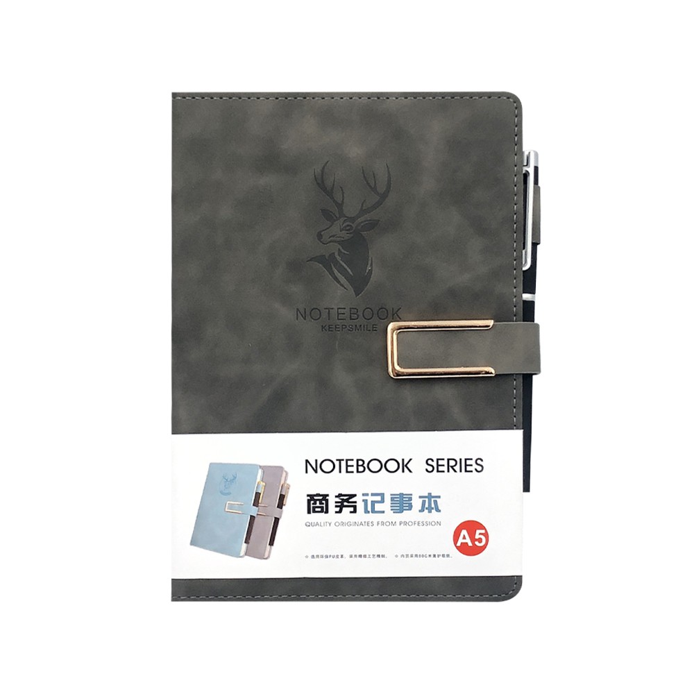 Sổ Tay Da A5 KeepSmile Cao Cấp NoteBook - Tặng Kèm Bút - 2513/1813