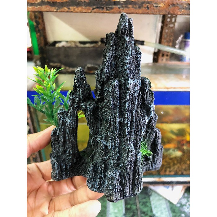 CẢNH NÚI TRANG TRÍ HỒ CÁ NON BỘ 11x7x12cm
