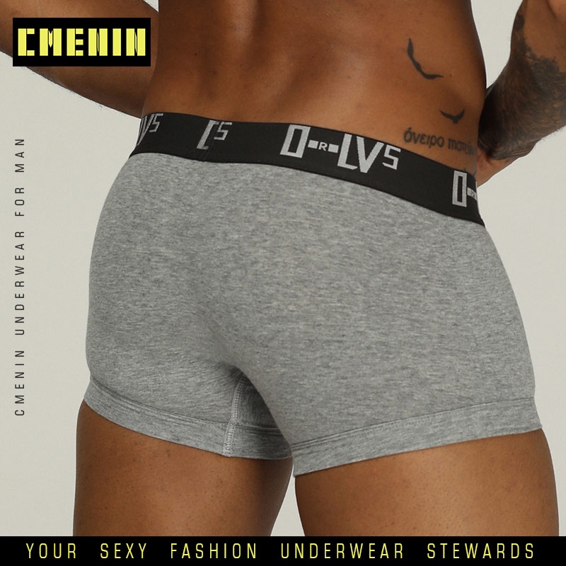Comfortable 100% cotton boxer men underwear