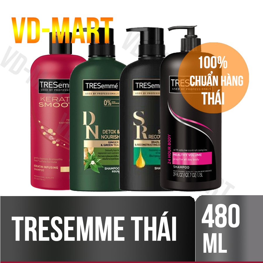 Dầu Gội TRESemmé 480ML Chuẩn Thái Lan