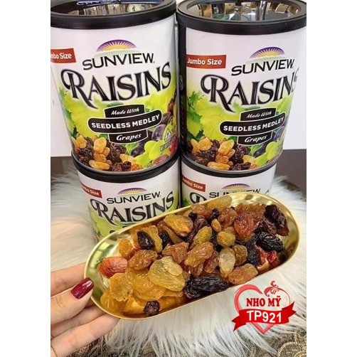TP921 - Nho khô mỹ Raisins