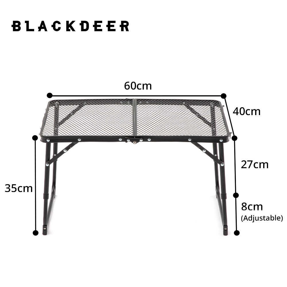 Bàn sắt lưới gấp gọn Blackeer Iron Mesh Folding Desk Mini