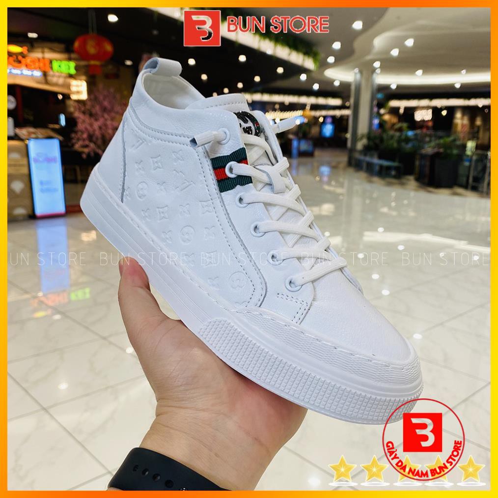 TOP Giày Nam cao cấp Bun Store - Giày da nam thời trang Sneaker trẻ trung, phong cách G5001