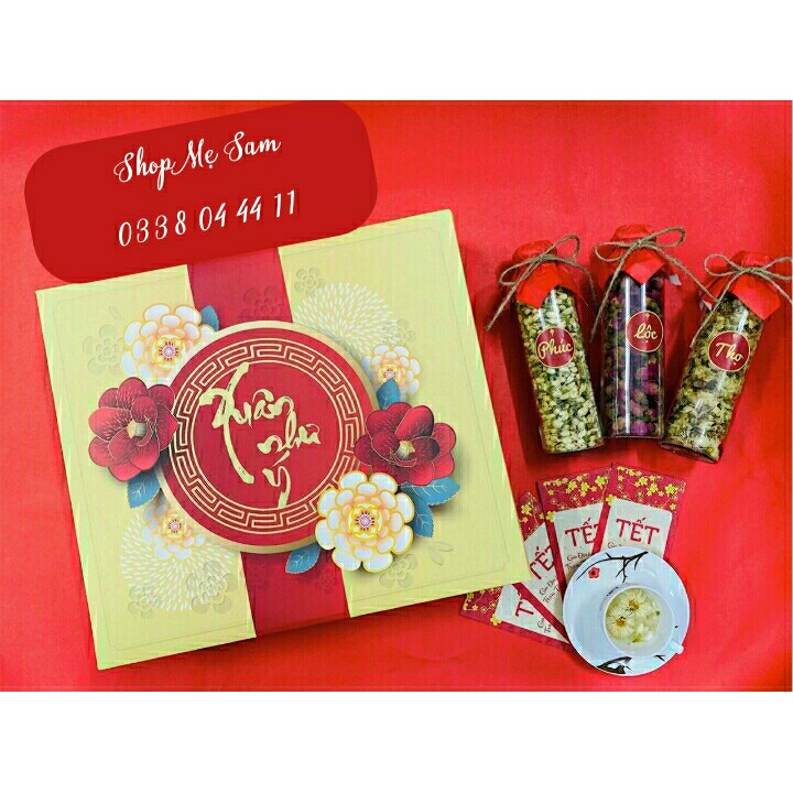 [Qùa tết] Hộp quà Tết, Hộp Mứt Tết cho doanh nghiệp 2021 + Túi | BigBuy360 - bigbuy360.vn