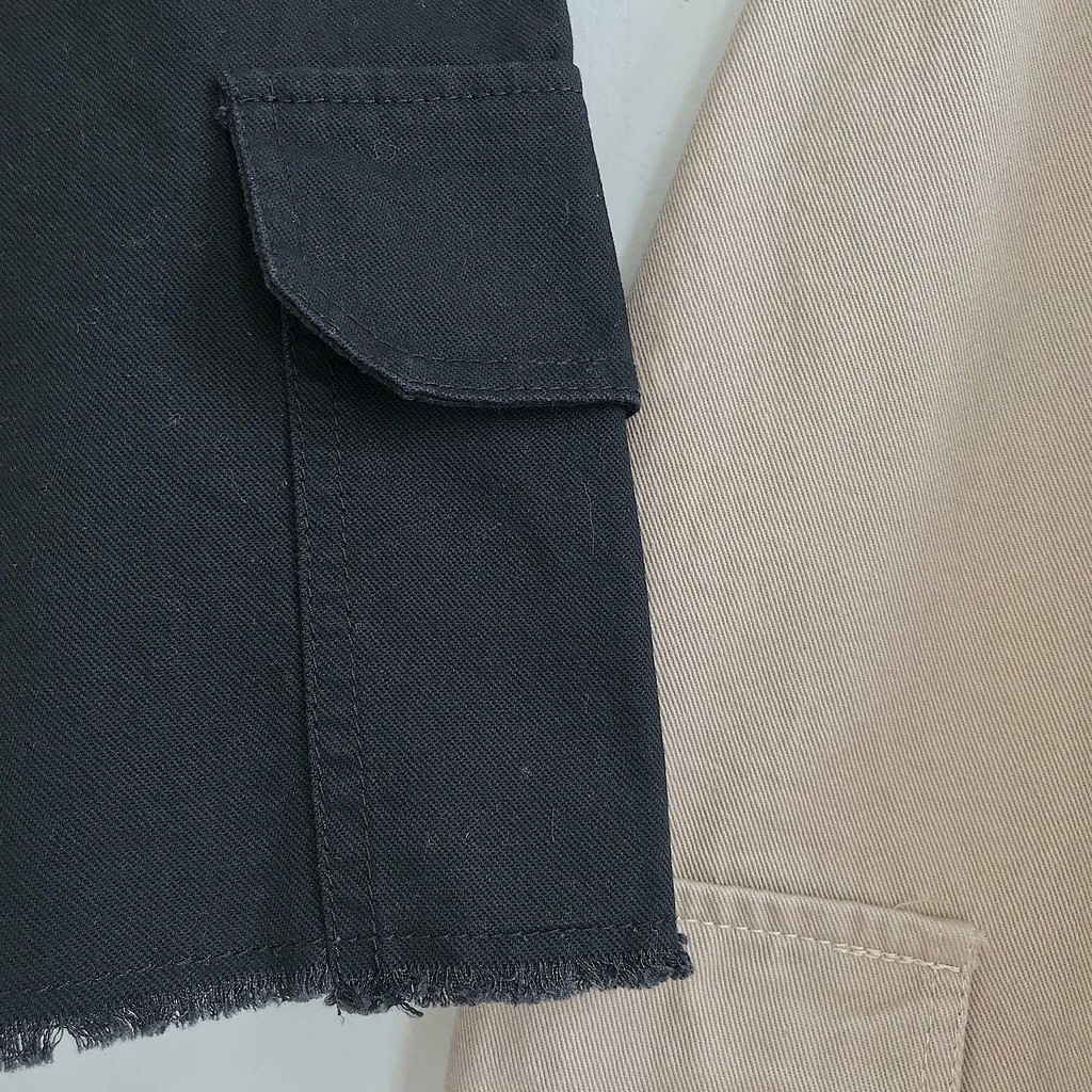 [Mã FAXANH55 giảm 10K đơn 50K] Chân váy túi hộp màu be SKT - 3186 - Gous Official | BigBuy360 - bigbuy360.vn