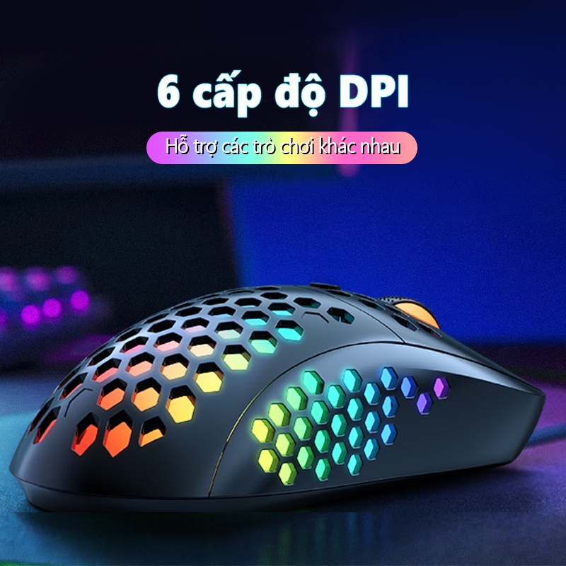 ONIKUMA CW903 Chuột Chơi Game USB Chuột Chơi Game Có Dây Chống Trượt Sáu Tốc Độ DPI Phát Sáng RGB Có Thể Điều Chỉnh