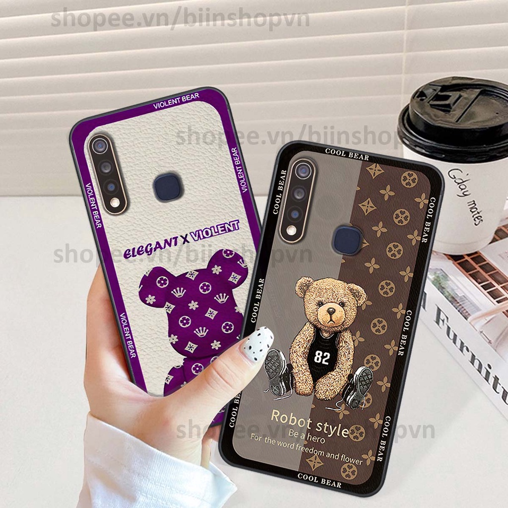 Ốp Vivo Y19 / U3 hình gấu bear brick đẹp độc lạ, thời trang, cá tính