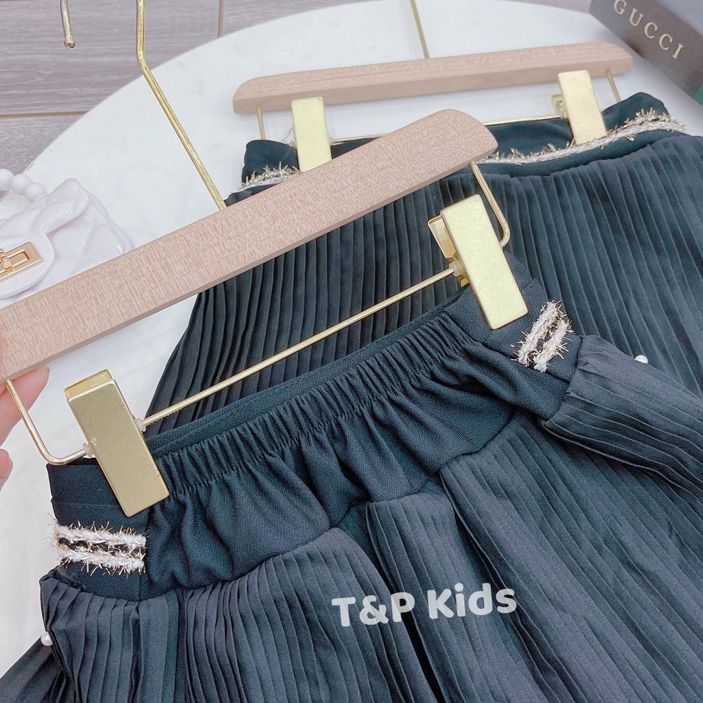 Chân váy cho bé gái, quần giả váy xòe xếp li phong cách hàn quốc cho bé Xu Xu Kids
