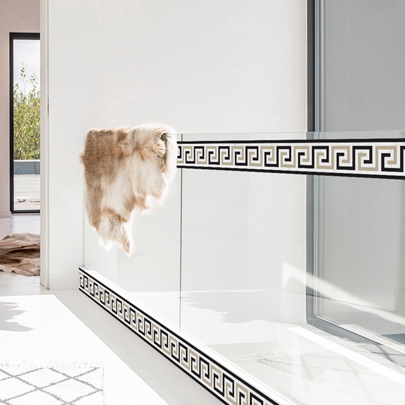 Cuộn Dây Dán Viền Gạch Sàn Nhà / Cầu Thang / Nhà Tắm / Nhà Bếp Tự Dính Dài 2M