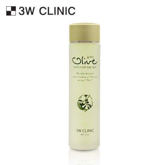 3W CLINIC  Olive Natural Skin

Nước hoa hồng dưỡng trắng da tinh chất dầu Olive

"•