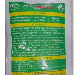 Phân Vi Sinh Đậm Đặc Meta 100g, Nấm Xanh Trichoderma