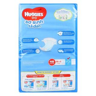 Tã dán Huggies size NB74 miếng