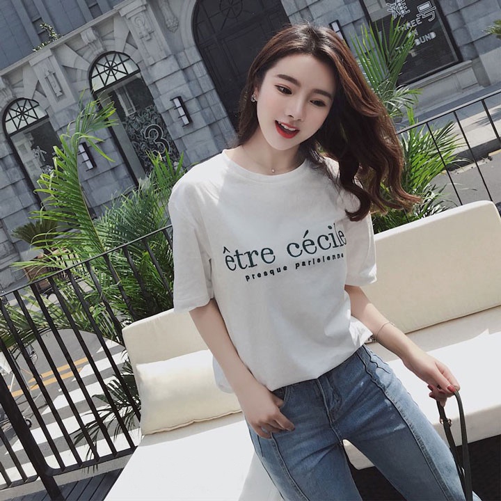 Áo Thun Nữ Tay Lỡ Unisex In Chữ Entre Cecile ATN3991