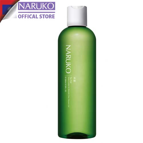 Sữa tắm Naruko trà tràm Tea Tree Shine Control and Blemish Clear Shower Gel 250 ml (Bản Đài)