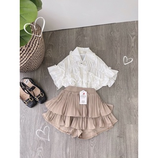 Áo kiểu bèo đính ngọc