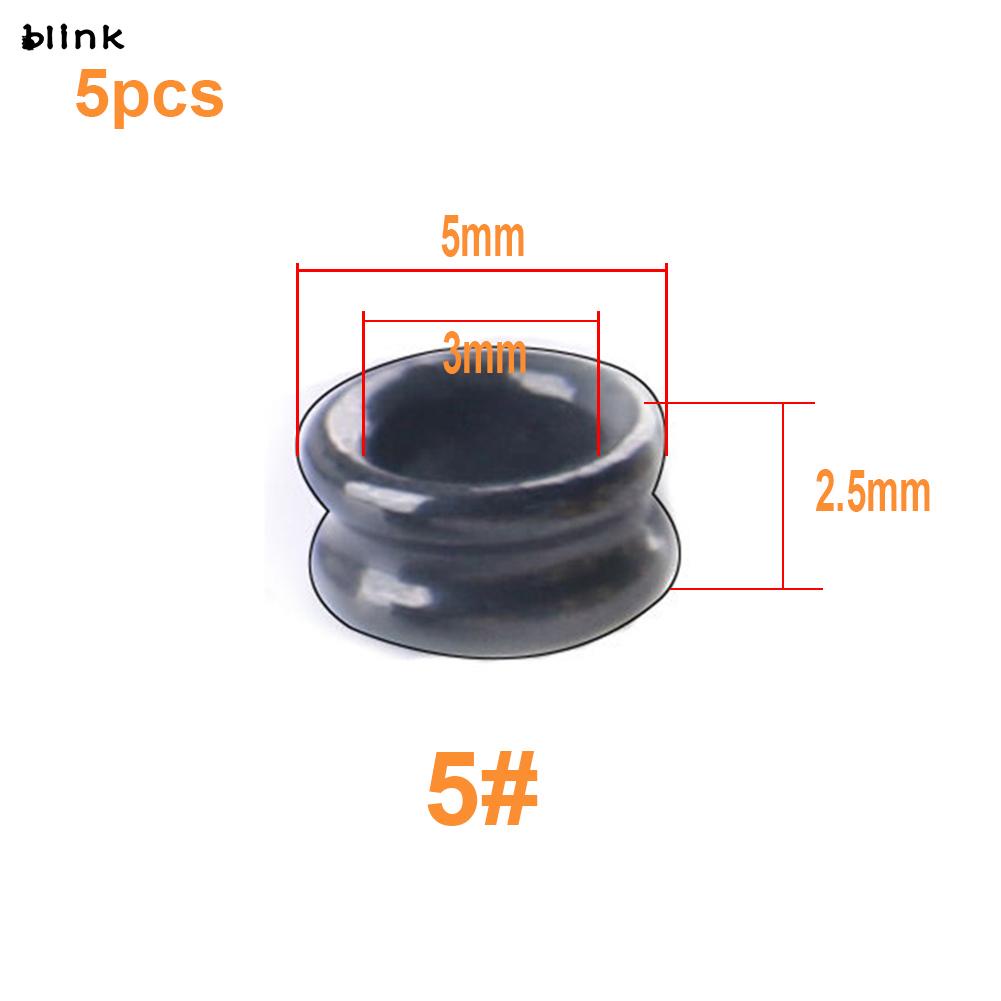 Set 5 Vòng Dẫn Hướng Dẫn Màu Đen Bằng Sứ DIY Mới 2022