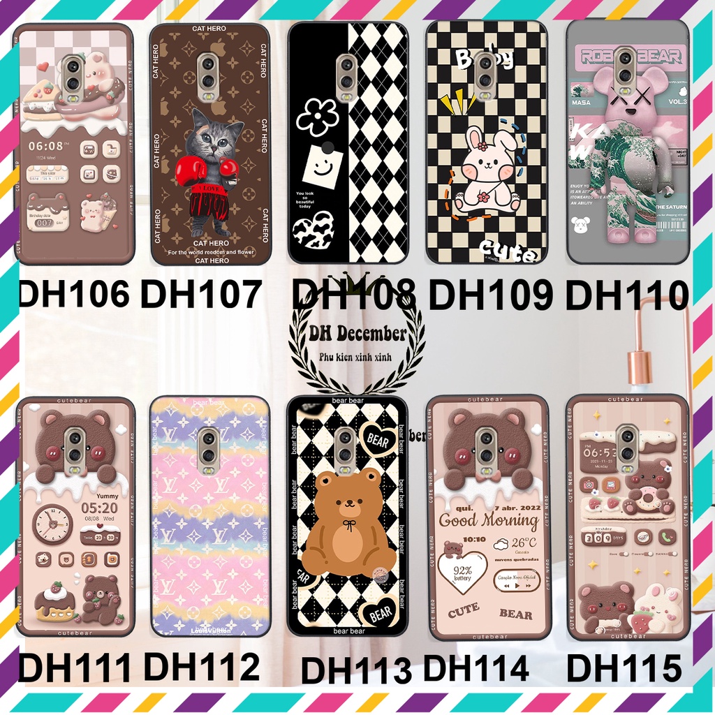 Ốp lưng Samsung J7 PLUS in hình 3D GẤU HỒNG-GẤU BE3R -XINH XẺO CỰC ĐẸP