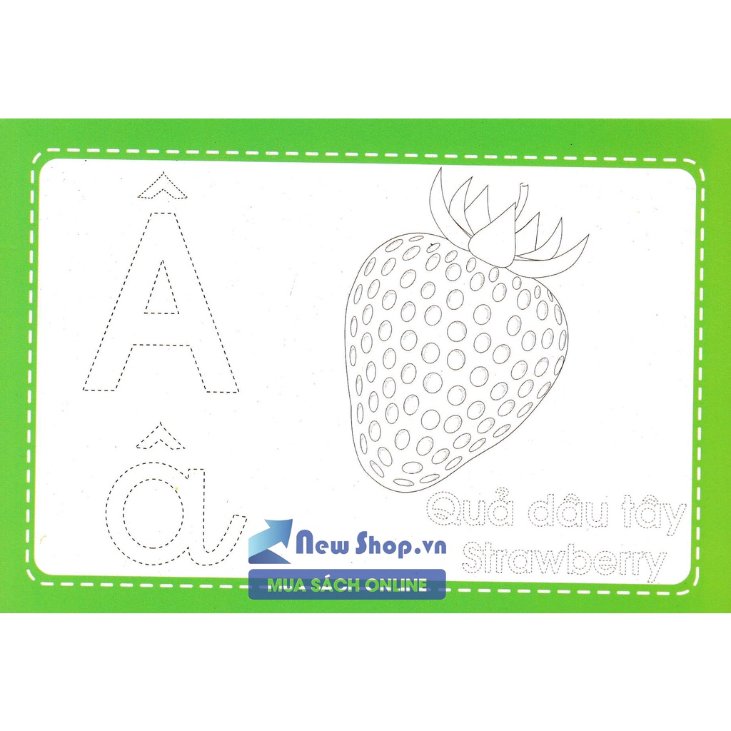 Thẻ Flashcard Thông Minh - Bé Tô Màu Chữ Cái Tiếng Việt ABC, 123