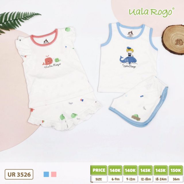 Bộ QA ba lỗ ualarogo mẫu mới