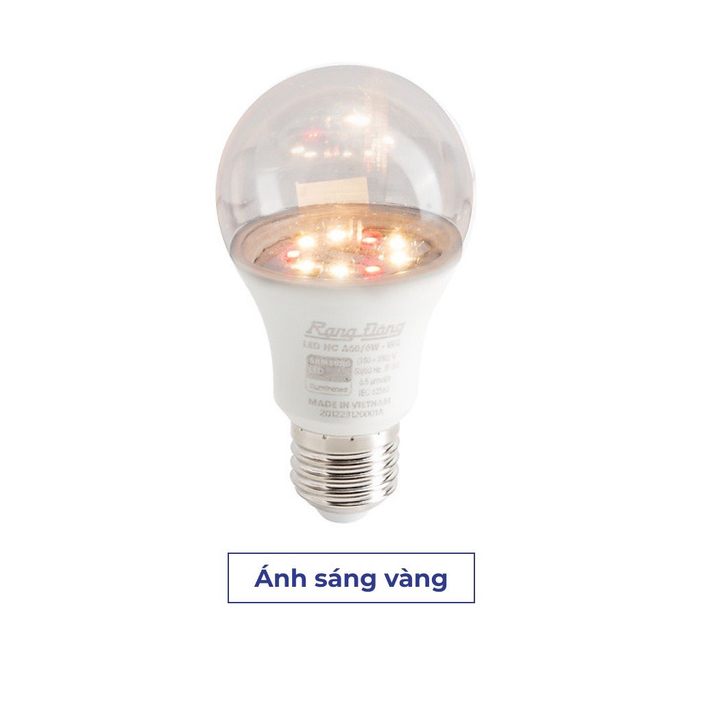 Đèn quang hợp cho cây trồng trong nhà  - LED công suất 6W đủ phổ thay ánh sáng mặt trời