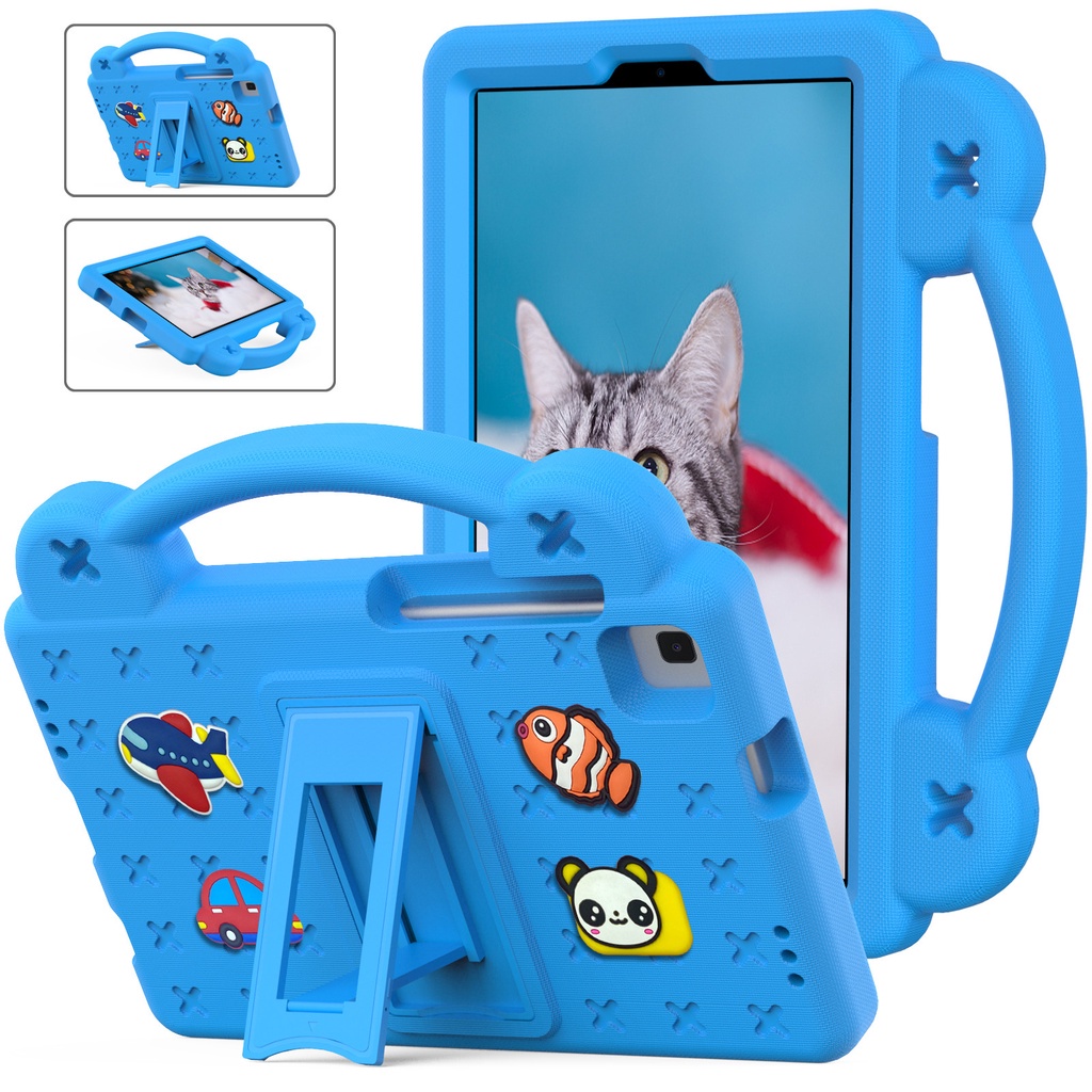 Ốp Máy Tính Bảng Bằng Xốp EVA Chống Sốc Có Tay Cầm Và Giá Đỡ Cho Samsung Galaxy Tab A 8.0 2019 SM-T290 T295 T297