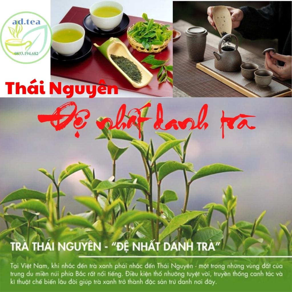 200g Trà móc câu loại 1 đặc sản Thái Nguyên, Chè Tân Cương Thái Nguyên 1 tôm 2 lá thơm ngon xanh sạch an toàn 100%