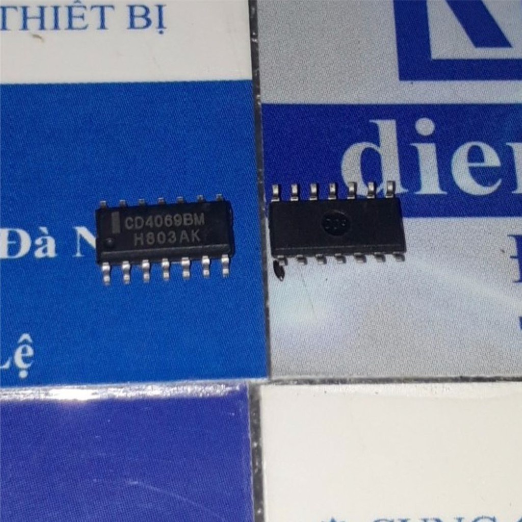 10 con CD4069 CD4069UBM CD4069BM SOP-14 IC 6 cổng đệm đảo kde4525