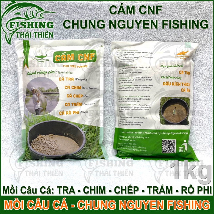 Mồi Câu Cá, Cám CNF Dùng Câu Cá Tra Chim Chép Trắm Rô Phi Hồ Dịch Vụ, Sông Tự Nhiên