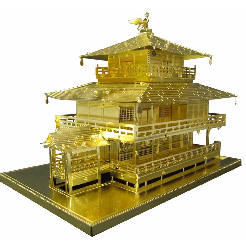 Mô Hình 3D Kim Loại Chùa Gác Vàng Kinkaku-ji