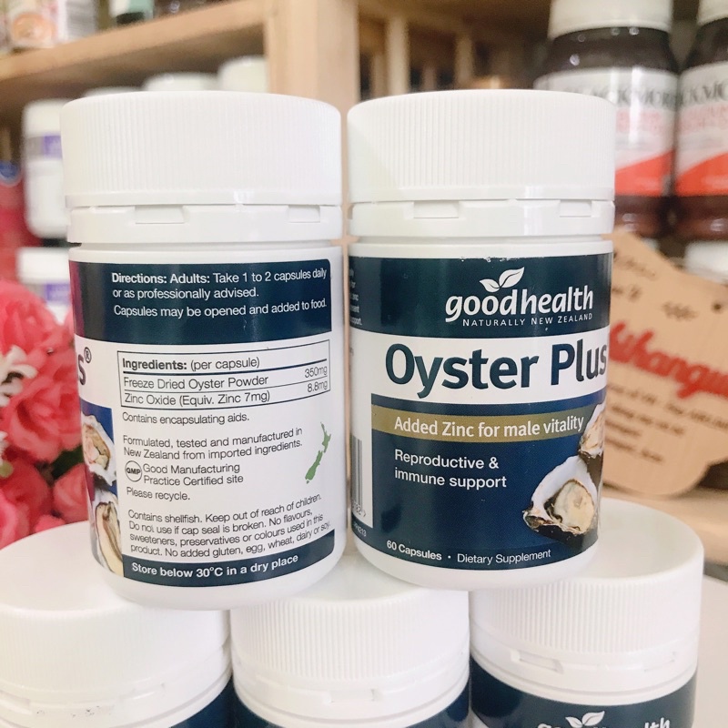 VIÊN UỐNG BỔ SUNG TINH CHẤT HÀU GOODHEALTH OYSTER PLUS - FULL BILL PHARMACY DATE 2025