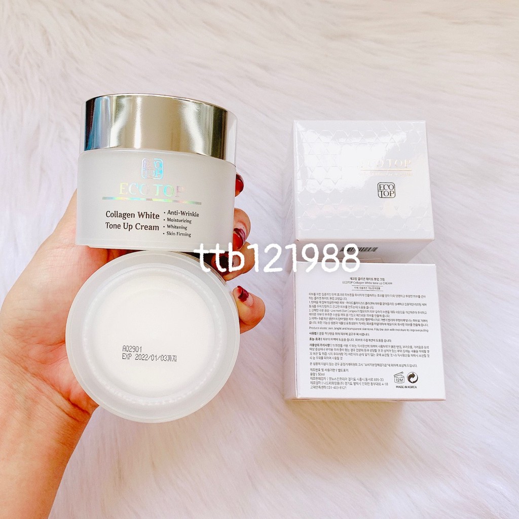 Kem Trắng Da Ecotop Whitening Tone Up Cream.