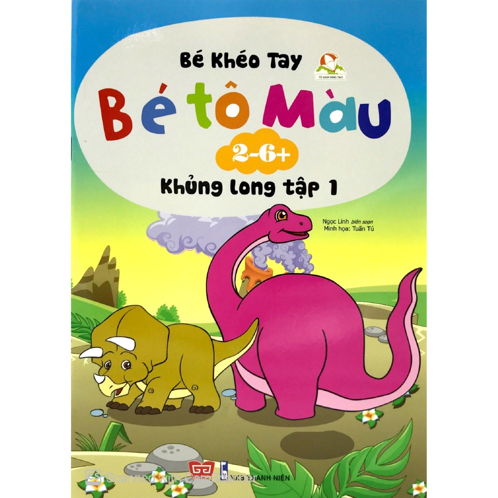 Sách - Bé Tô Màu (2-6+) - Khủng Long - Tập 1 (Tái Bản 2017)