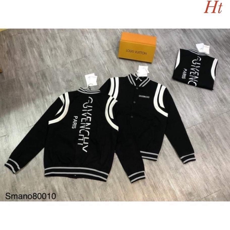 Áo bomber bóng chày chữ dọc H2A877