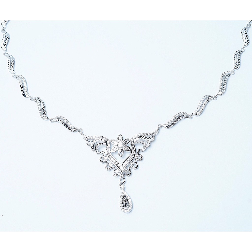 Kiềng trang sức bạc QMJ thanh lịch thiết kế sang trọng Q205