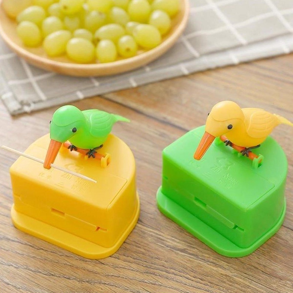 Giá Đỡ Tăm Xỉa Răng Hình Chú Chim Có Thể Thu Gọn Trang Trí Phòng Khách / Nhà Bếp