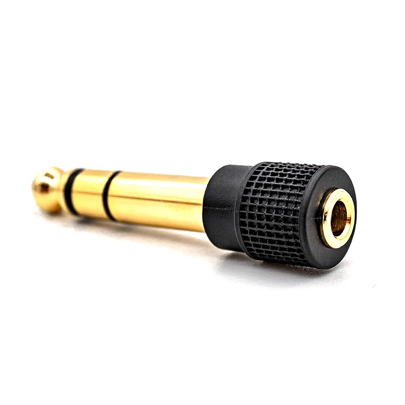 Jack Chuyển Đổi 3.5mm-6.5mm, 6.5mm-3.5mm Mạ Vàng Cao Cấp, Độ Bền Cao Phù Hợp Mọi Loại Tai Nghe, Mic, Micro