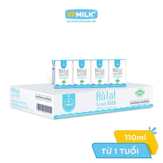 Sữa tươi Đà Lạt true milk ít đường