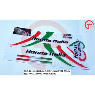 TẤM TEM BẰNG NHỰA DẺO DÁN TRANG TRÍ XE SH SIÊU CHẮC