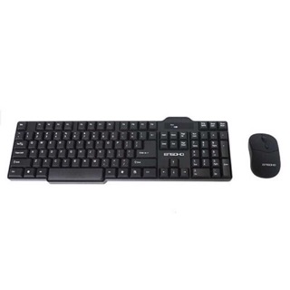 Bộ bàn phím và chuột quang không dây Ensoho E-116CB full box kèm pin