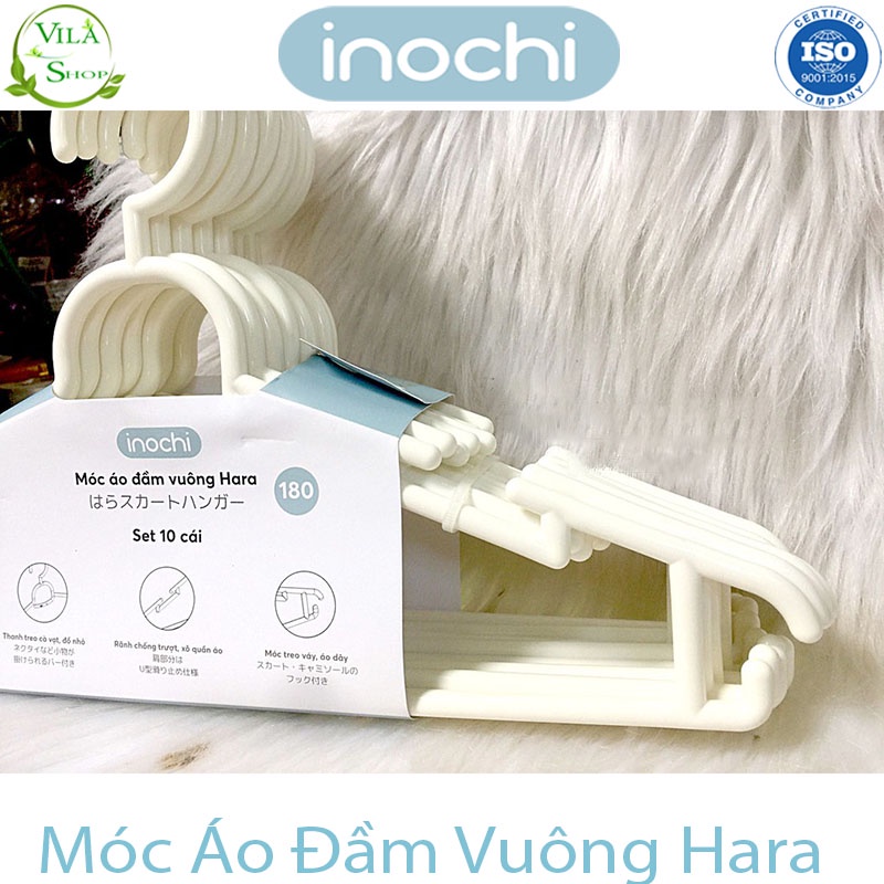 [Combo 10 Móc Treo Quần Áo] Móc Treo Quần Áo Đa Năng Haza, Móc Quần Áo Người Lớn Cao Cấp Chính Hãng Inochi