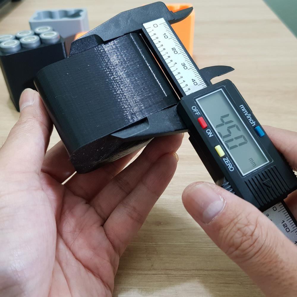 Khuôn đóng cell pin 18650, 3 cell 2 hàng dành cho pin National 12v | Nati cao | Bosch 12v | Cids 14,4v