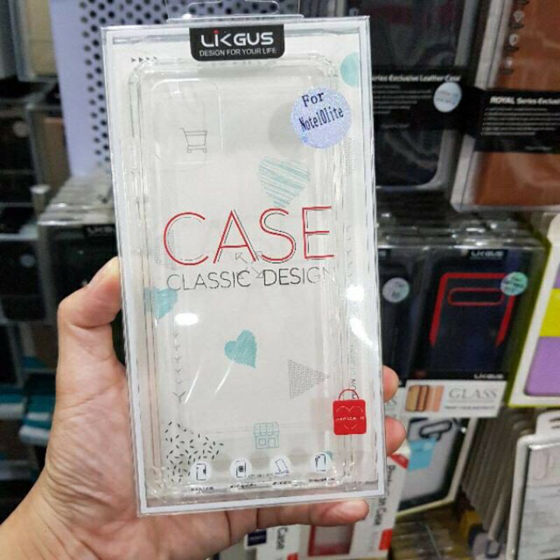 Ốp lưng Galaxy Note 10/Note 10 Plus/ Note 10 Lite Likgus lưng trong chống sốc